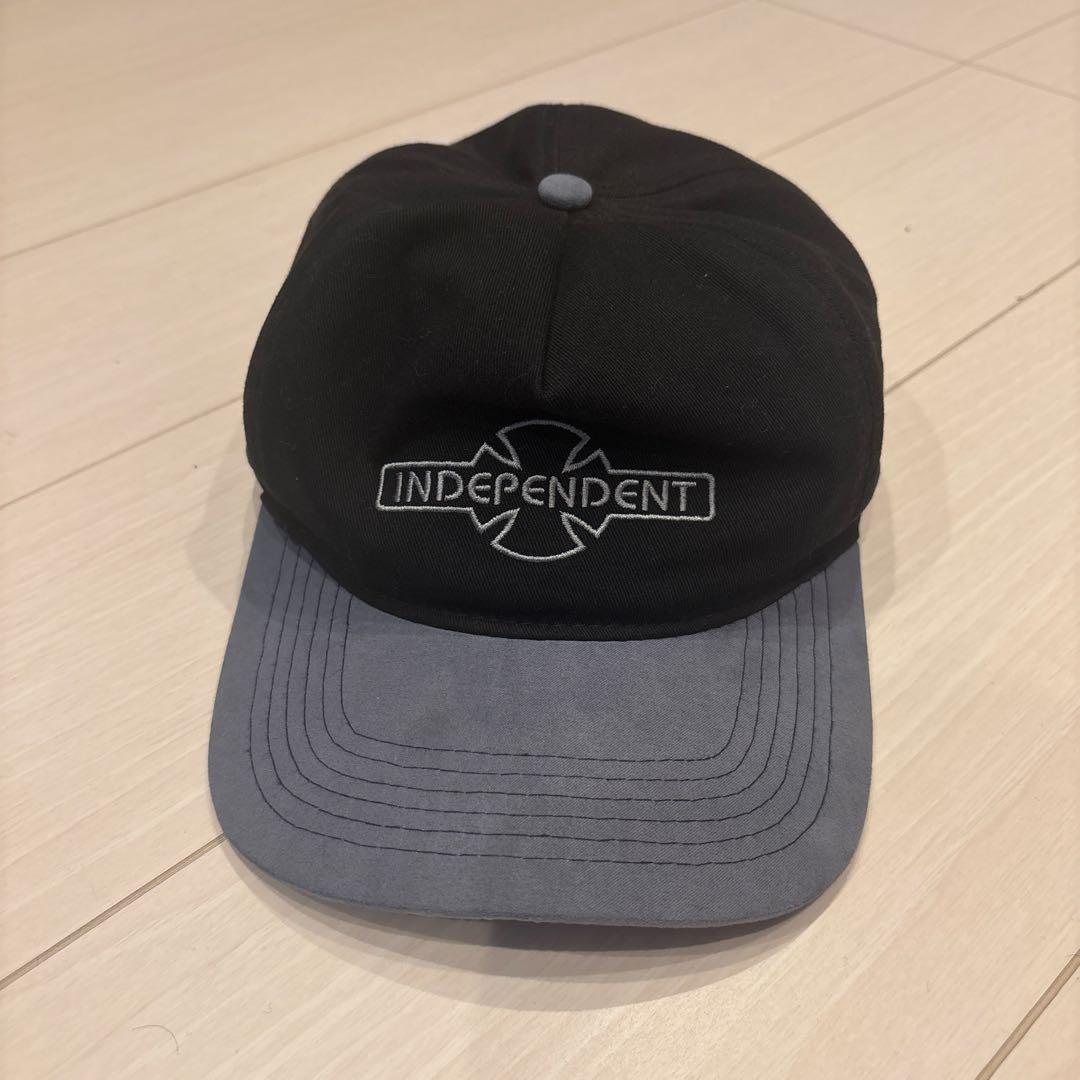 INDEPENDENT キャップ 黒 グレー