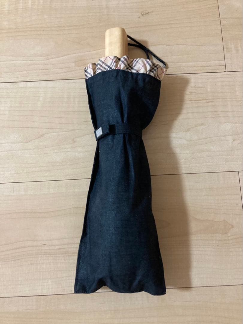 BURBERRY 折りたたみ日傘 ダークグレー AURORA 日傘