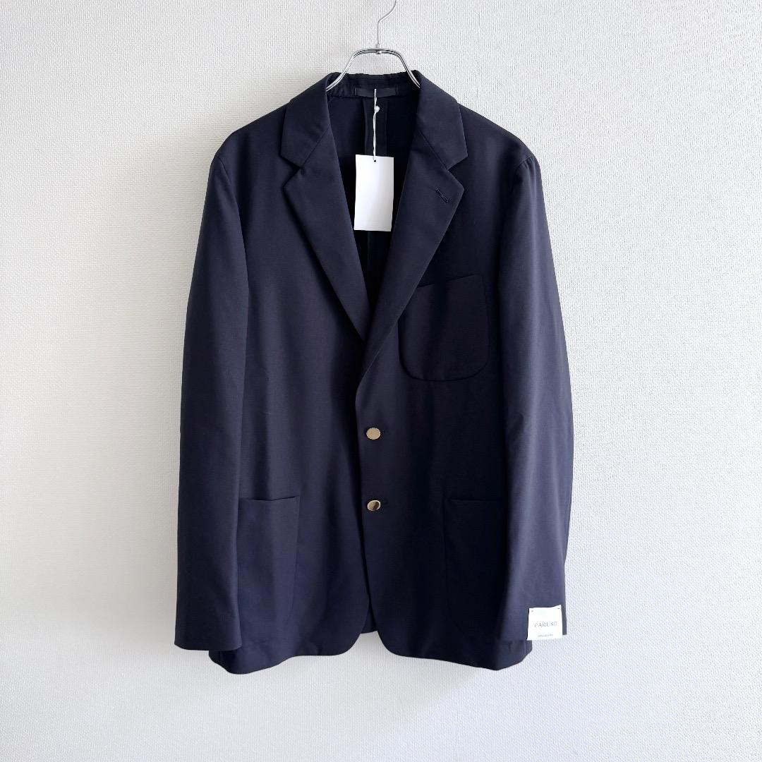 新品 caruso ZERO テーラードジャケット 紺ブレ 金ボタン 52