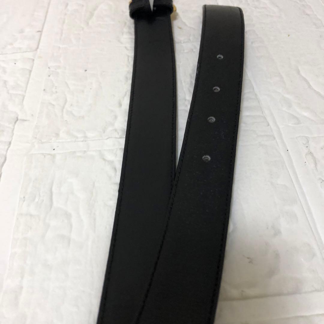 美品　レア　GUCCI ベルト　イルカ　GG バックル　オールドグッチ レザー