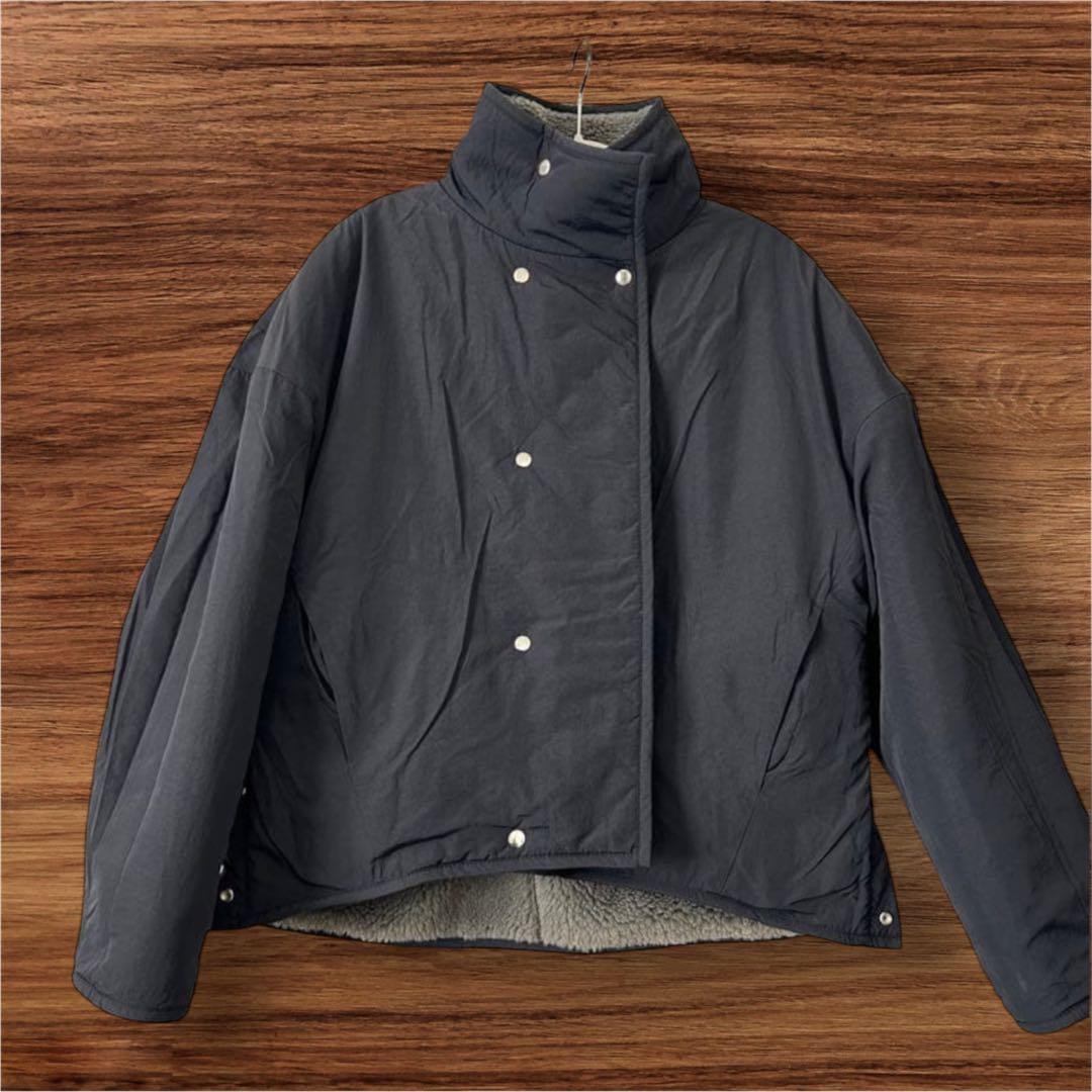 ADAM ET ROPÉ FEMME ★ キルトボアリバーシブルブルゾン