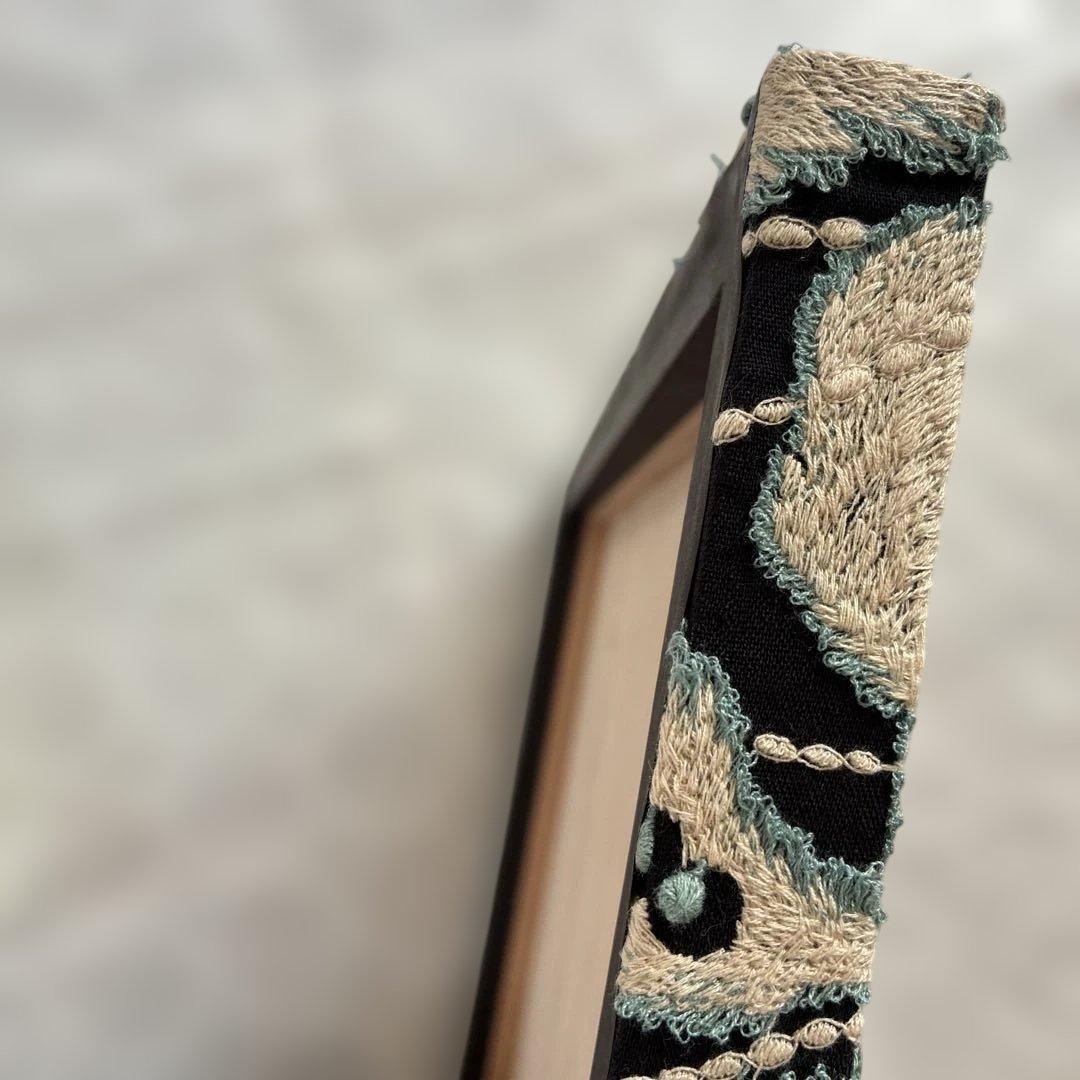 ミナペルホネン ファブリックボード　wind flower ブルー　新品