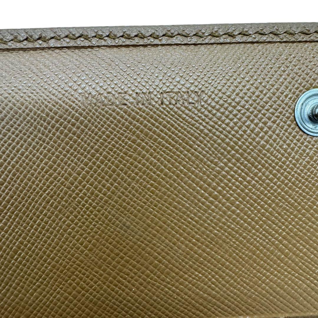 未使用品級✨PRADA 長財布 サフィアーノ ブラウン キャメル