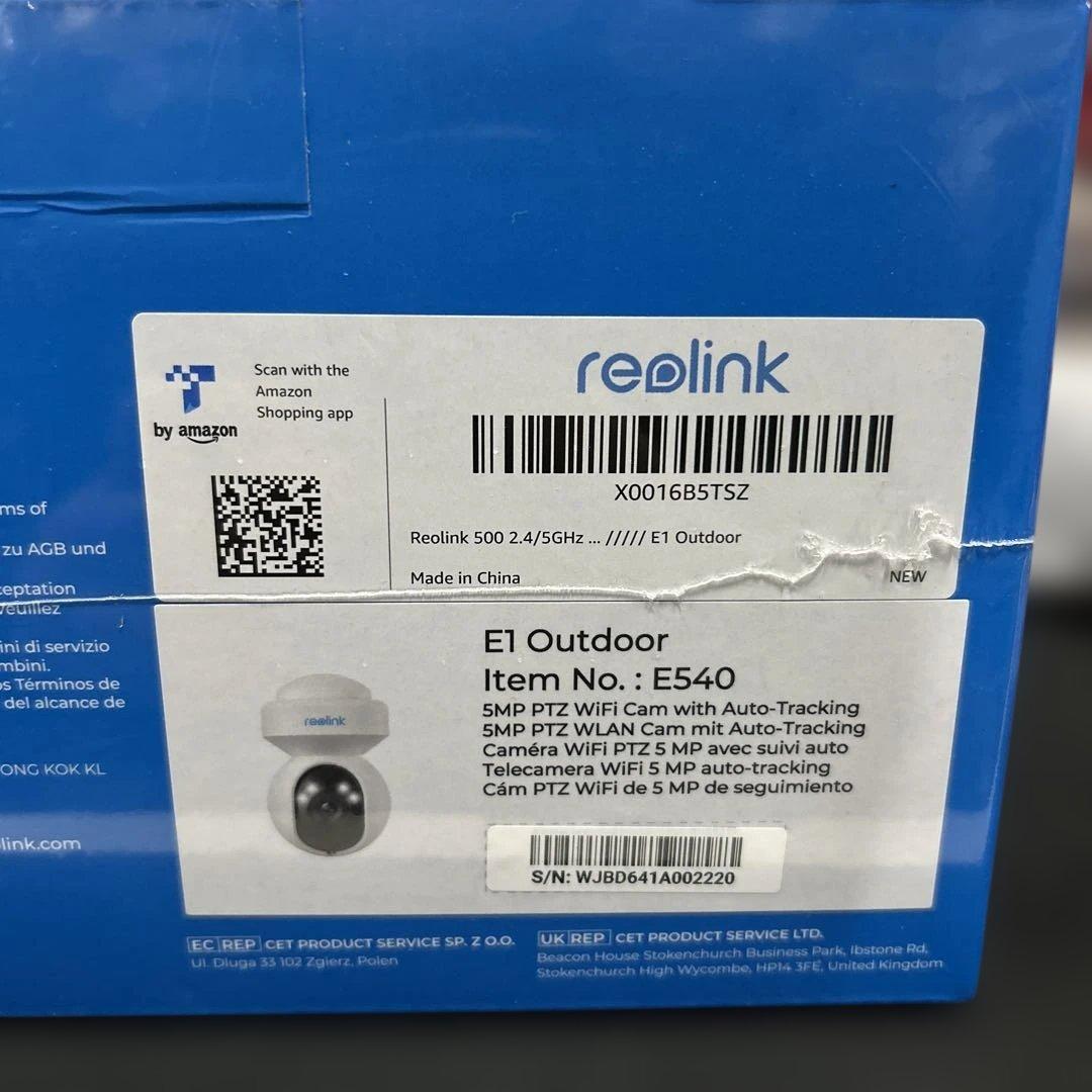 Reolink 防犯カメラ 屋外 3倍光学ズーム WiFi 2.4/5GHz対応