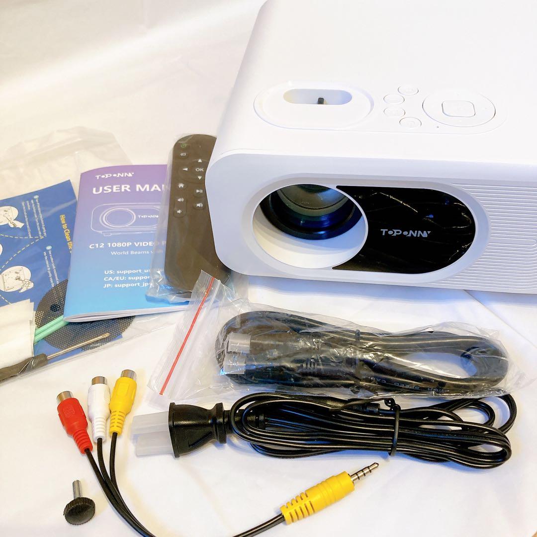 ✨即日発送✨ホームプロジェクター 4K対応 Bluetooth リモコン付き