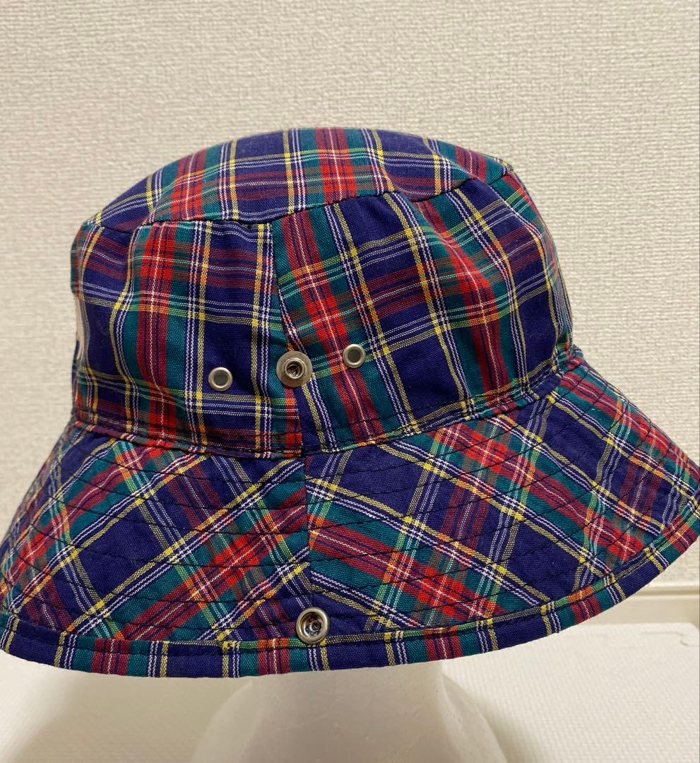 STUSSYオールドステューシー チェック柄 バケットハット USA製
