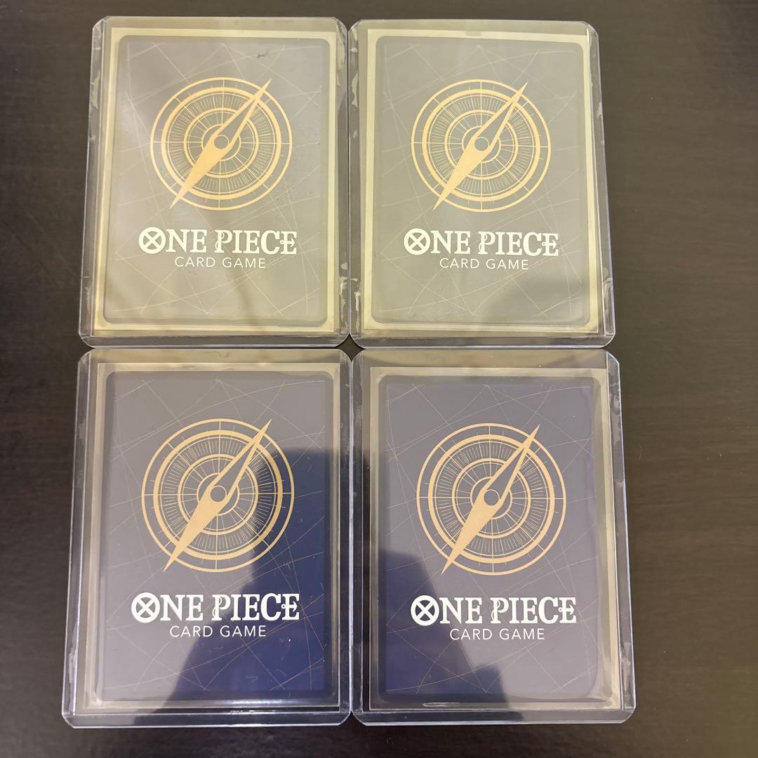 【美品】シークレットパラレル　ロジャー、ルフィ、エース、サボ　4枚セット