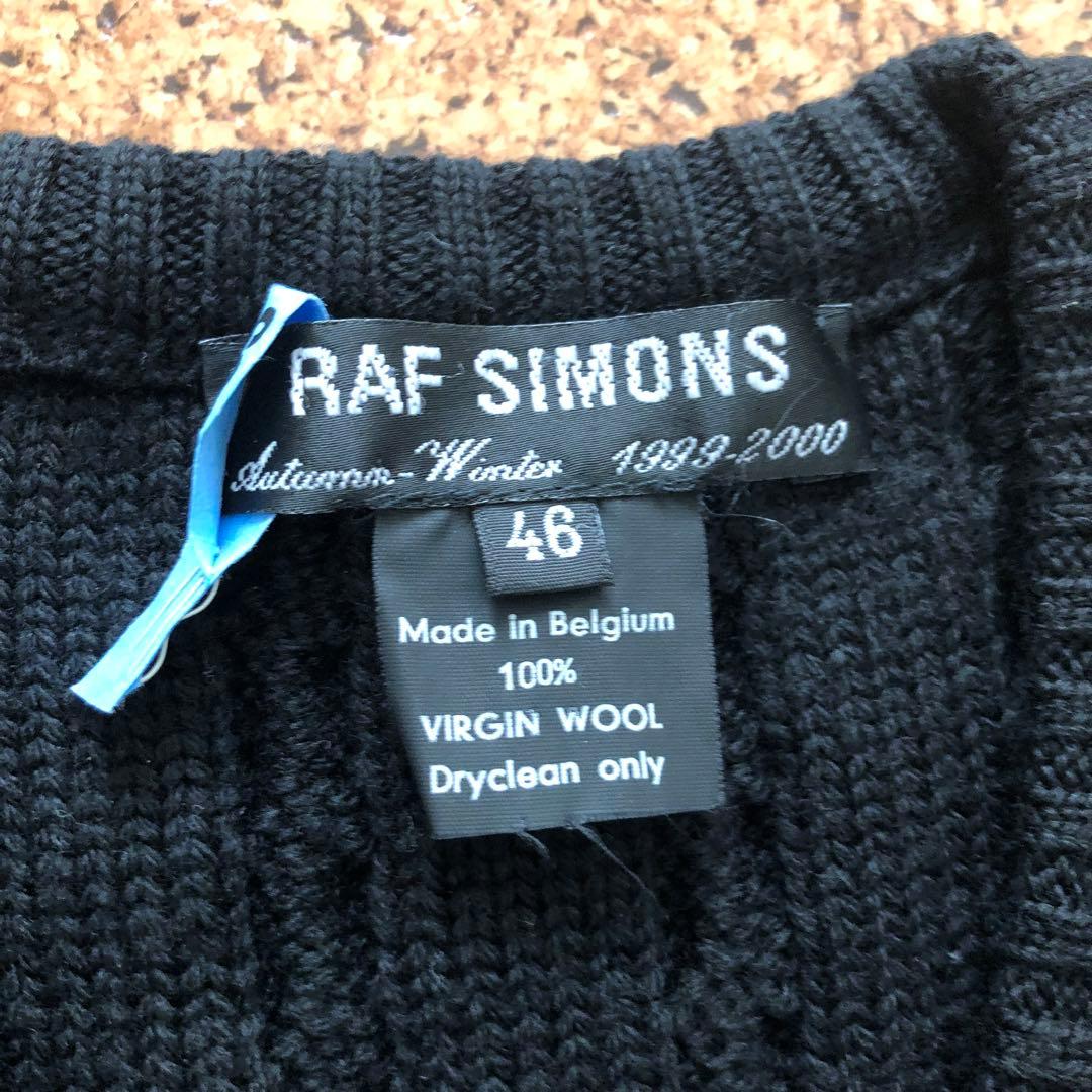 ラフシモンズ　ニットベスト　99AW