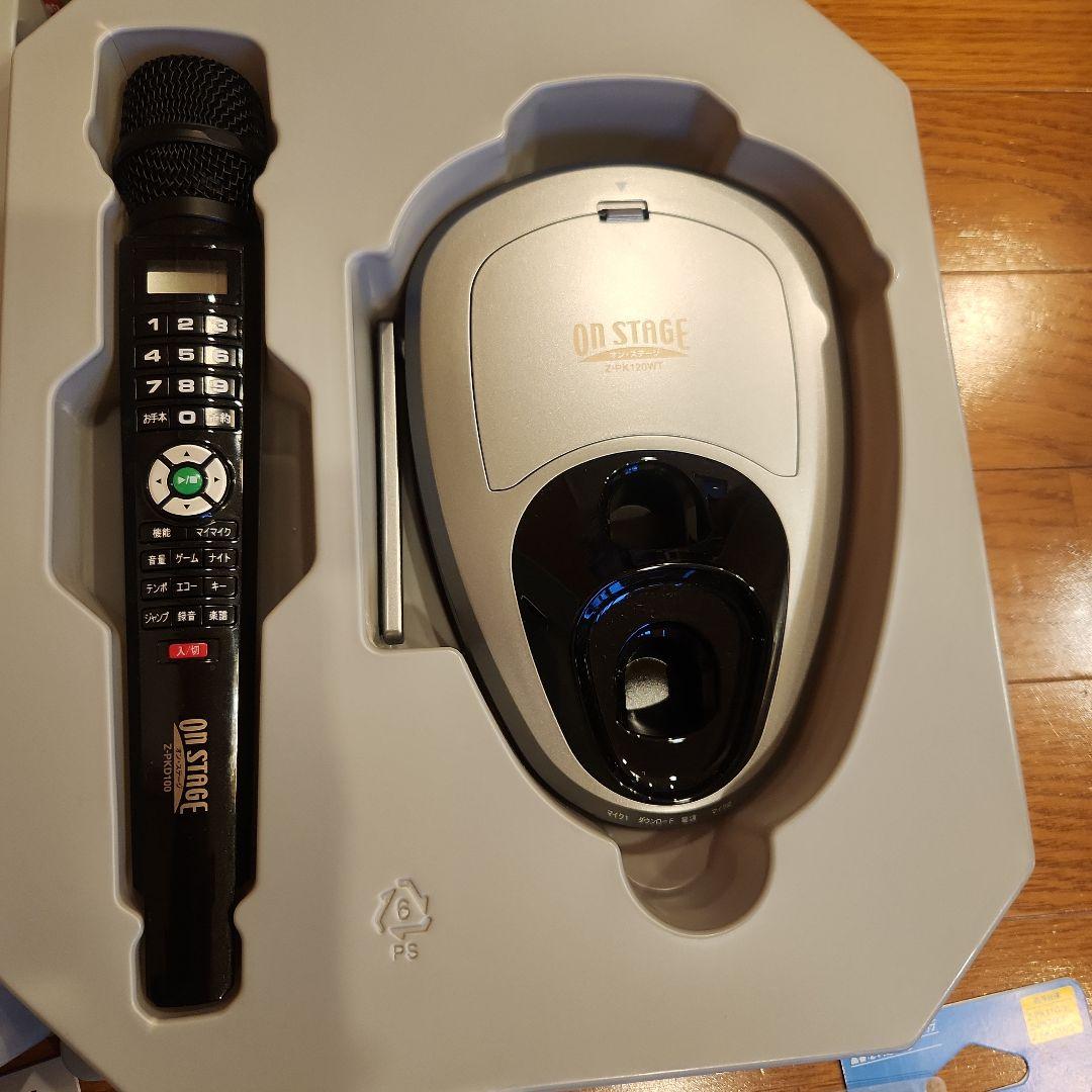 お家カラオケ オンステージ PK120WT ペアマイク付　チップ付