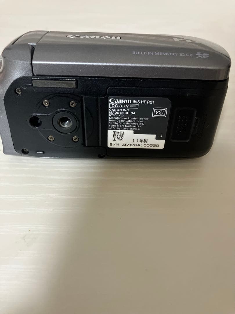 【美品】Canon iVIS HF R21 フルHDビデオカメラ 高画質動作良好