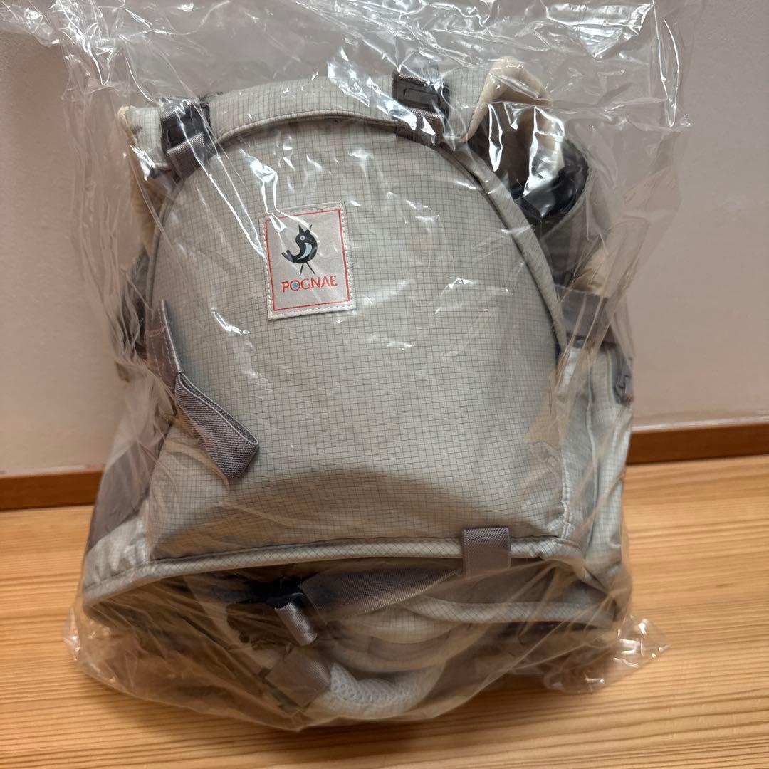 ミキハウス×POGNAE ベビーキャリア　グレー　抱っこひも