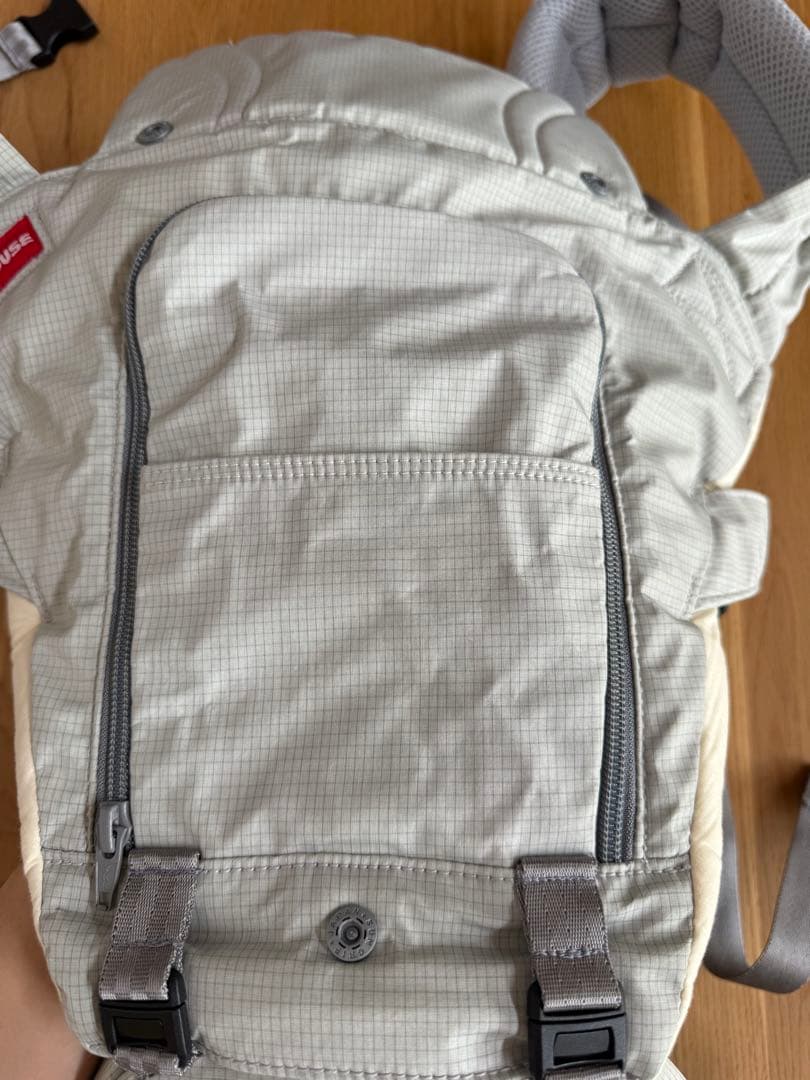 ミキハウス×POGNAE ベビーキャリア　グレー　抱っこひも