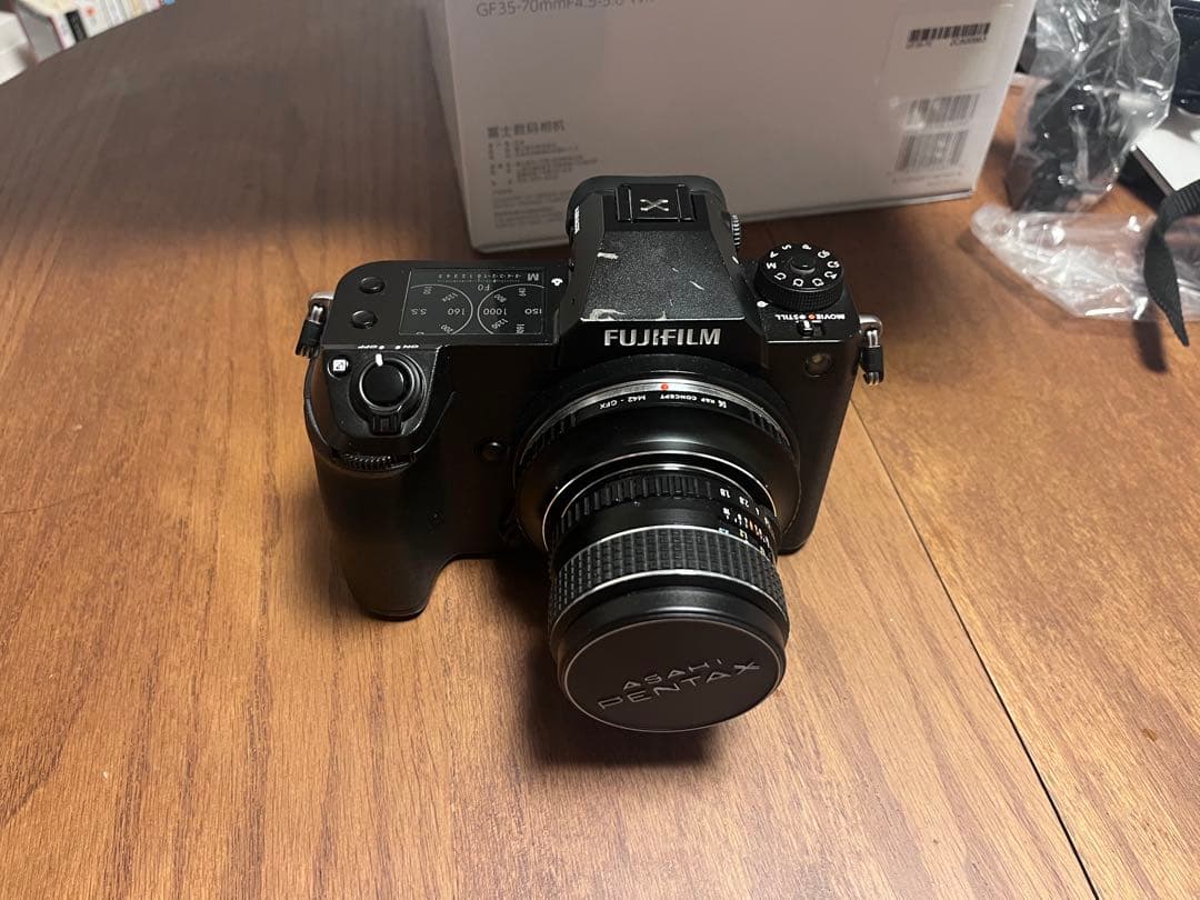 Fujifilm GFX50SⅡ 外箱付　オールドレンズ・マウントアダプタ付