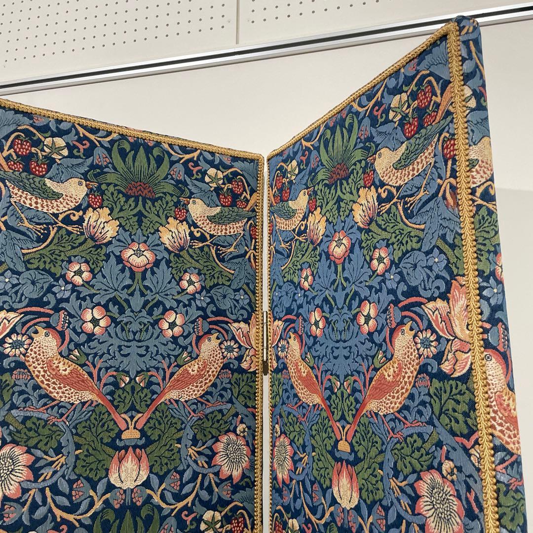 ジェニファーテイラー 4連 衝立 ファブリック カルトナージュ パーテーション