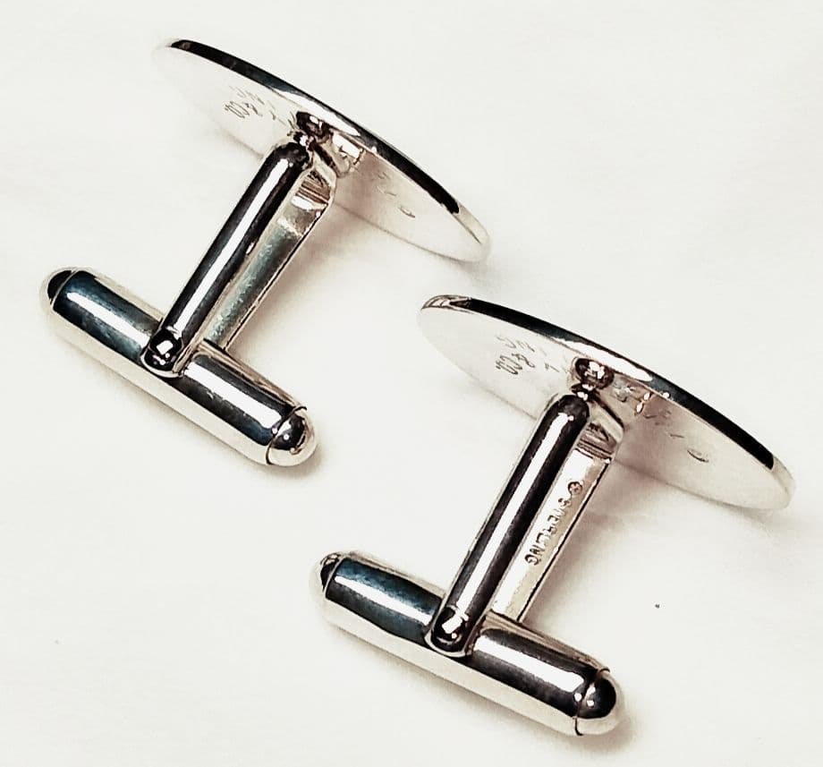 ティファニー シグネット カフス オーバル ラウンド STERLING 925