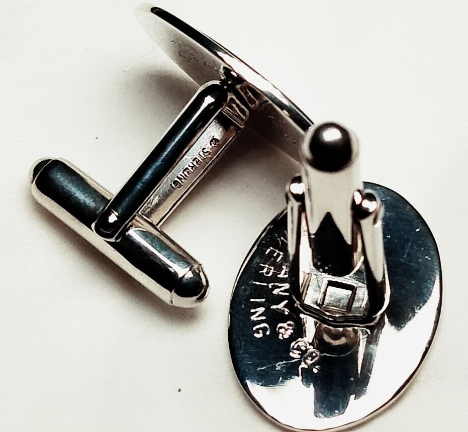 ティファニー シグネット カフス オーバル ラウンド STERLING 925