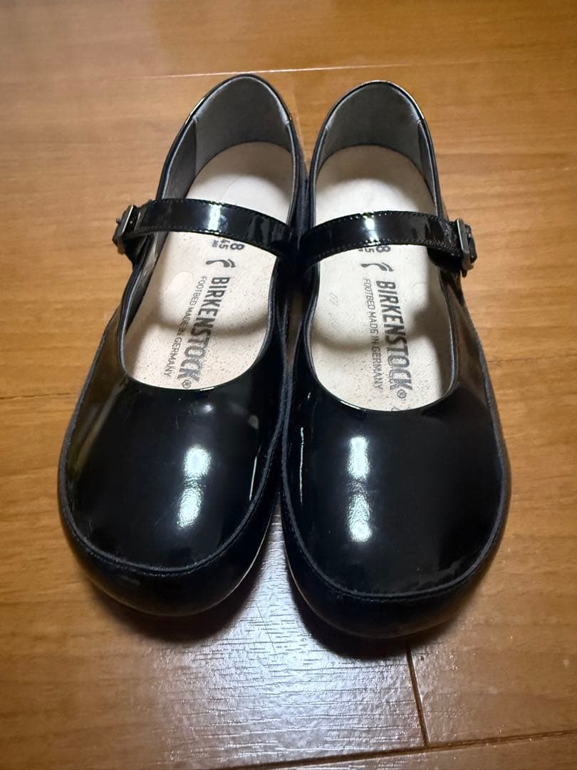 未使用級⭐︎廃盤モデル ビルケンシュトック リズモア ブラック エナメル 24.5