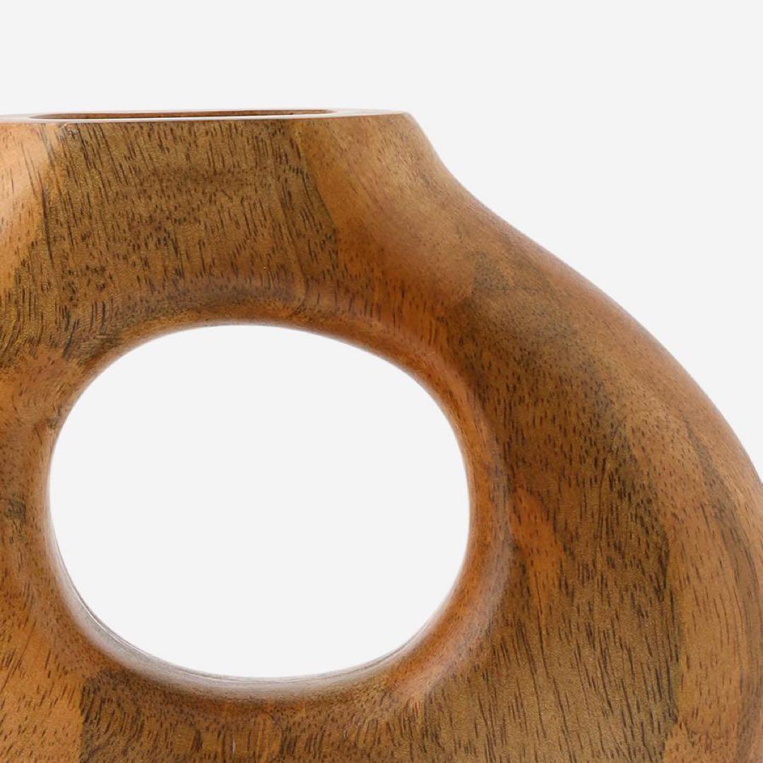 マンゴーウッドオブジェ High ブラウン　2点セット