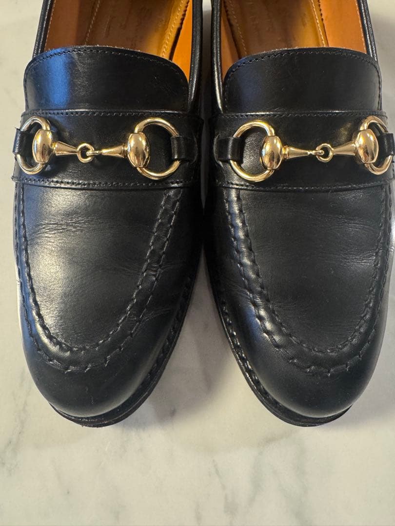 【人気】ジャランスリウァヤ ビットローファー ブラック ゴールド金具