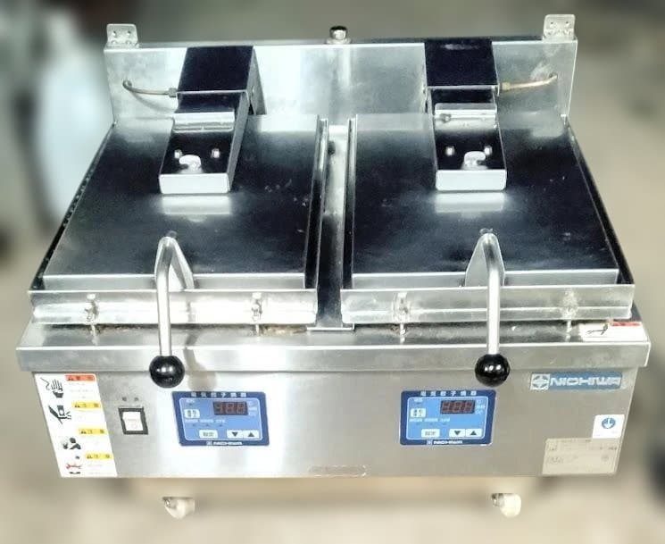 2023／11　美品ニチワ　電気自動餃子焼機　2連　NGM-5.6AC　200V