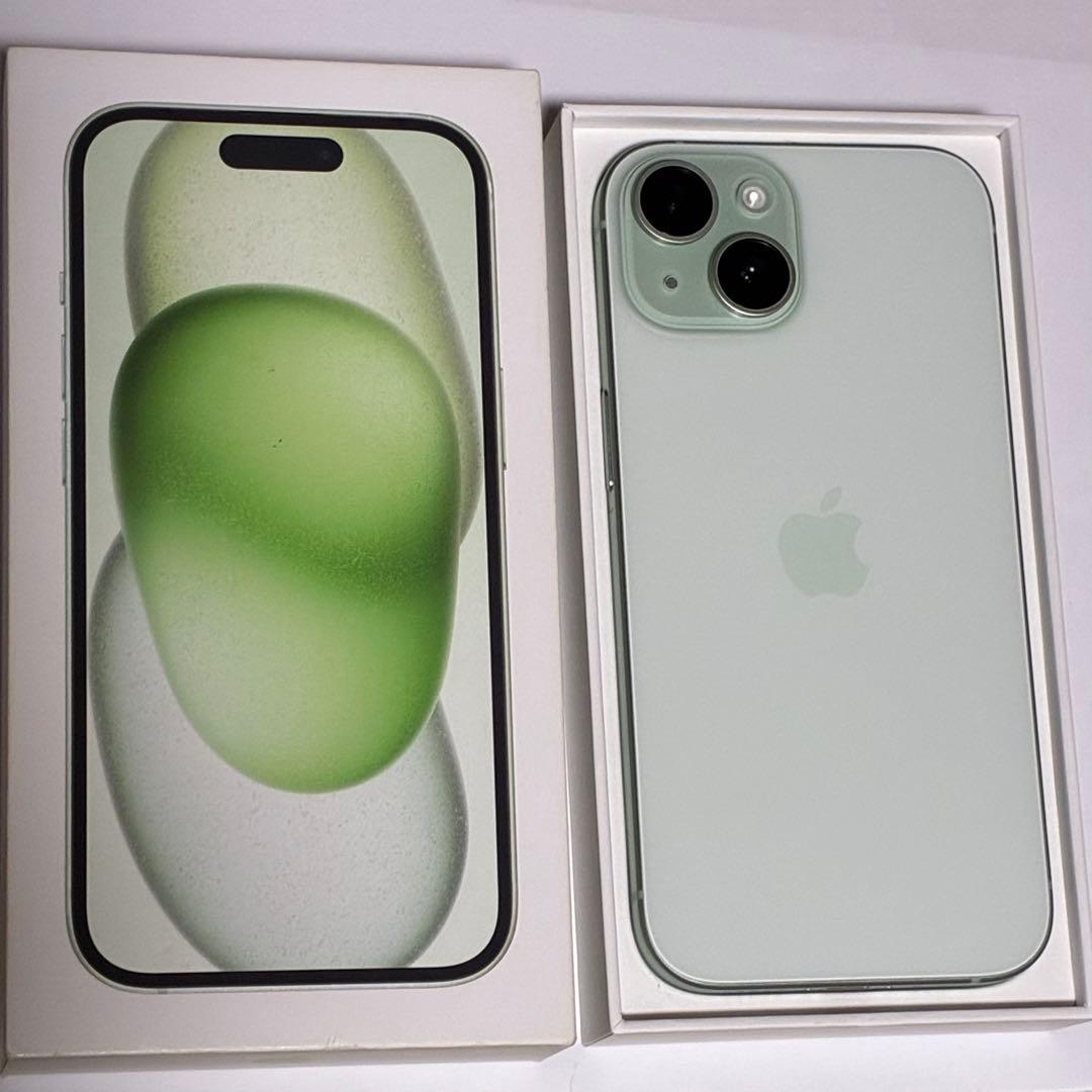 Apple iPhone 15 ミントグリーン 本体 128GB