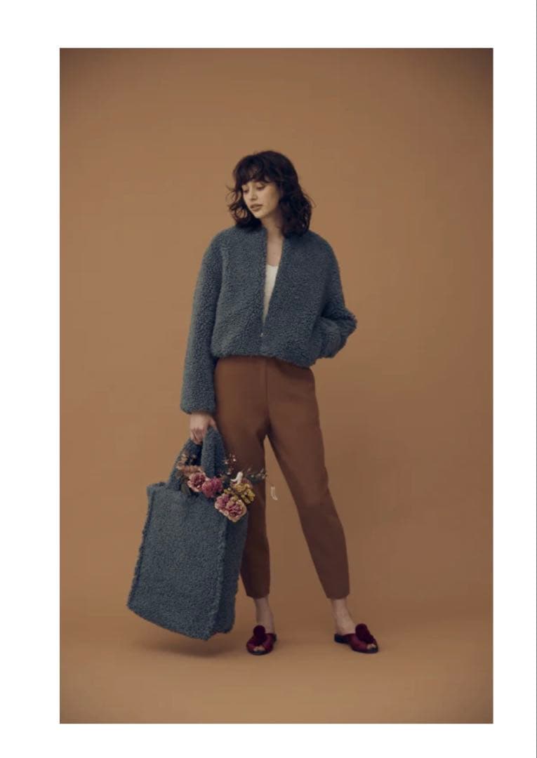 【エリ様】2点おまとめ　LE BOUQUET ボアブルゾン　トートバッグ