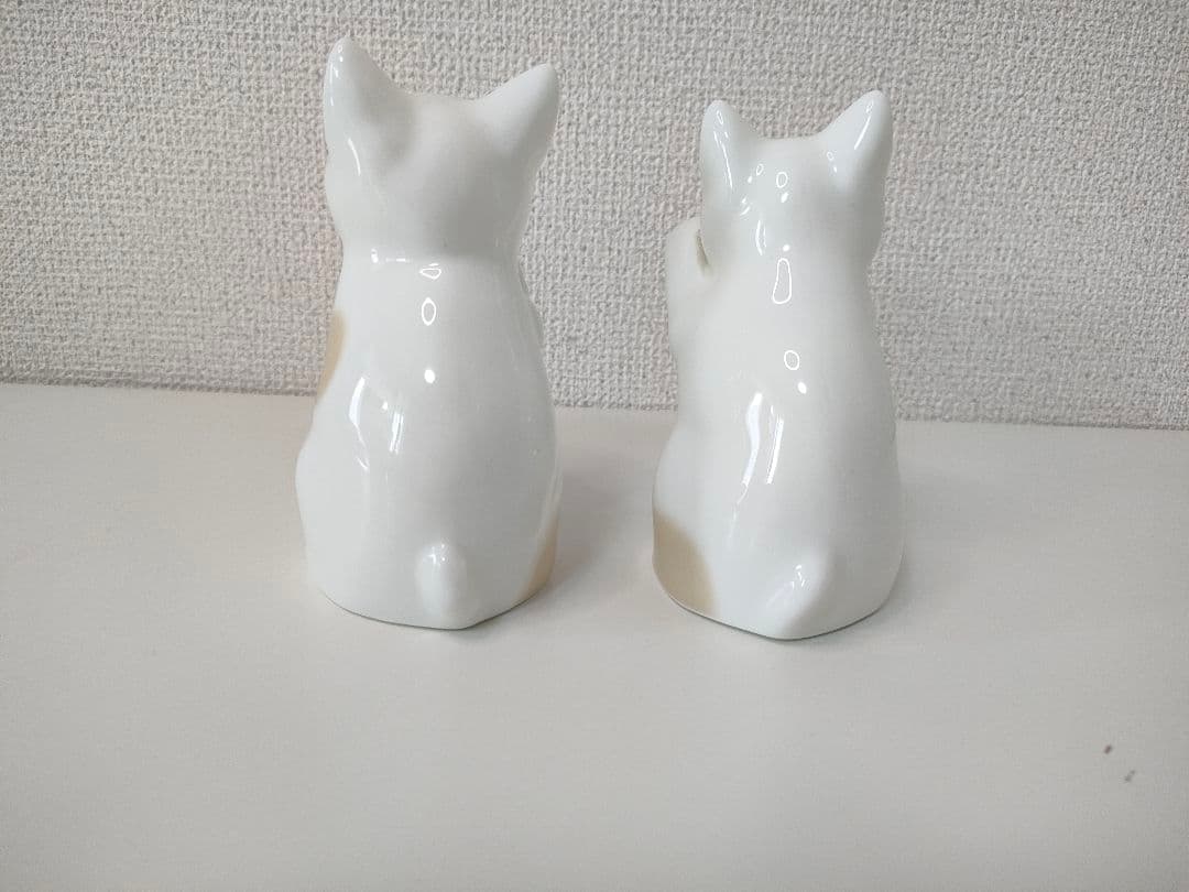 ノリタケ 招き猫 ペア 置物 日本製