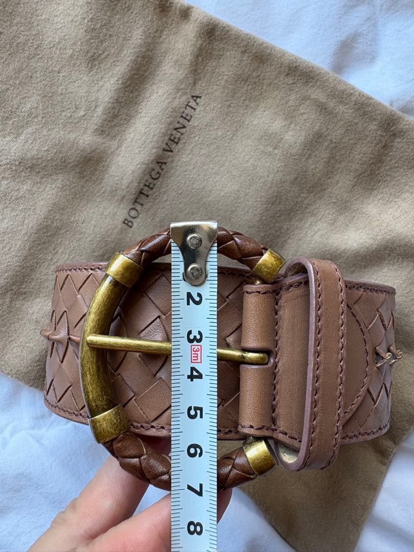 再値下げ★Bottega Veneta/ボッテガヴェネタ/ピンクベージュ・ベルト