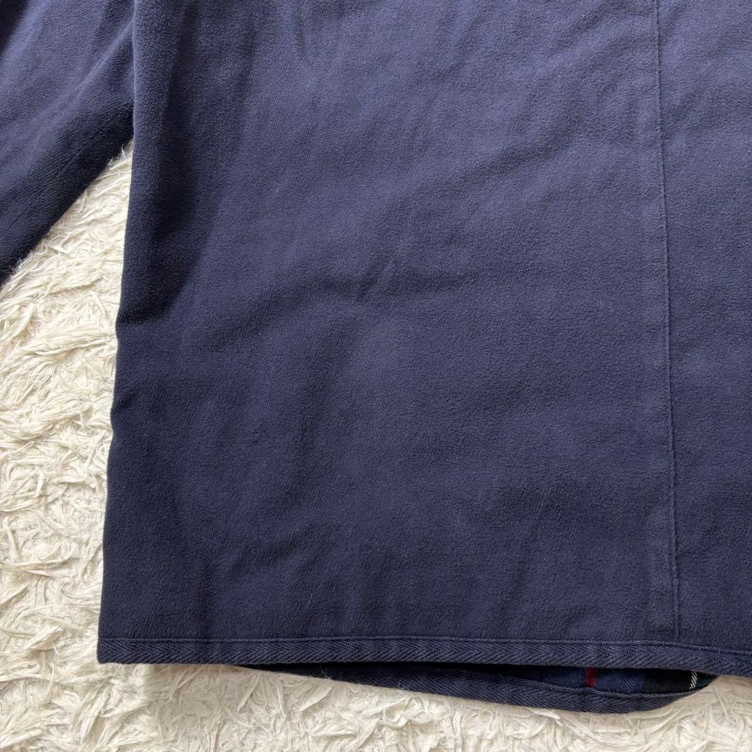 Papas カバーオール コットン生地 裏地チェック