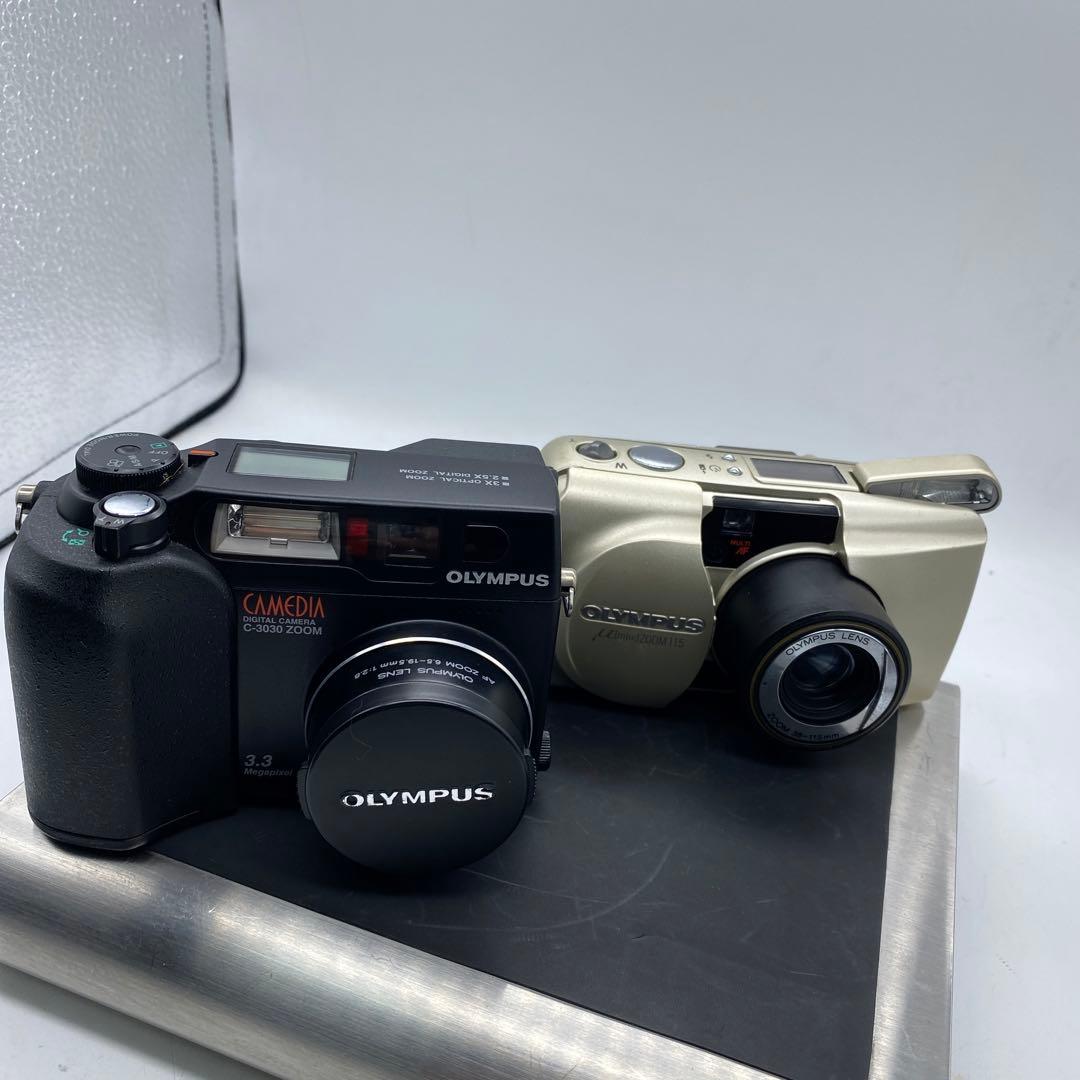 オリンパス　デヂタルカメラ　フィルムカメラセット