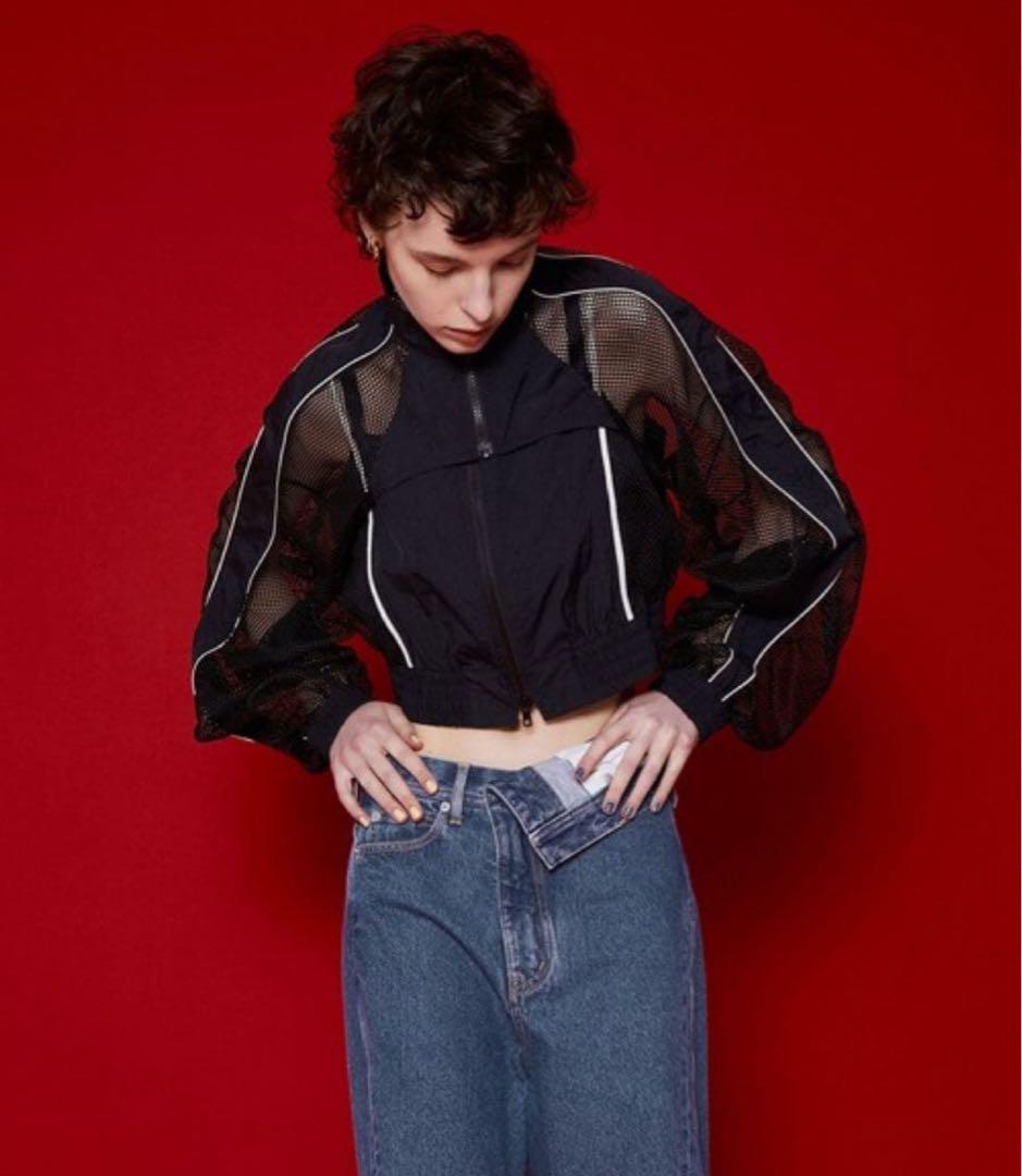 MAISON SPECIAL レイヤードトラックジャケット ブラック