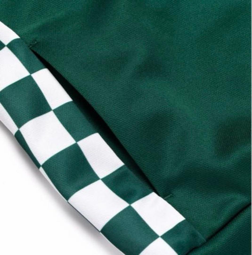 新品未使用【デヴァロー ゴルフ】レディース チェッカーフーディー グリーン（Ｍ）