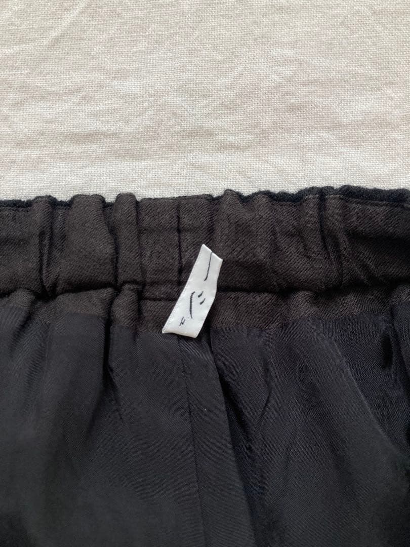 ゴーシュ ウール ソフトサージ ワイドパンツ