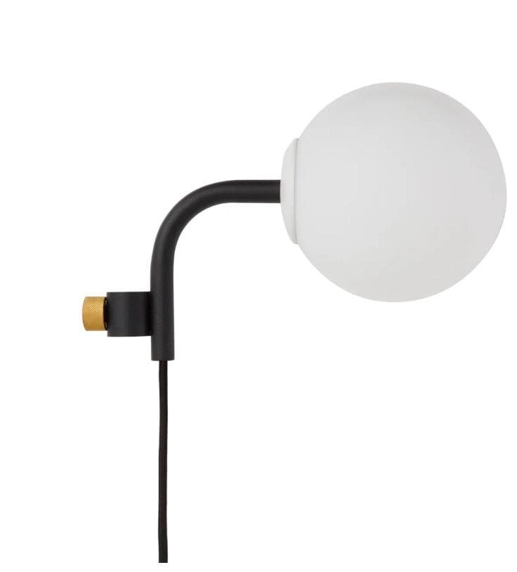 【新品未開封】DRAW A LINE Ball Lamp Black