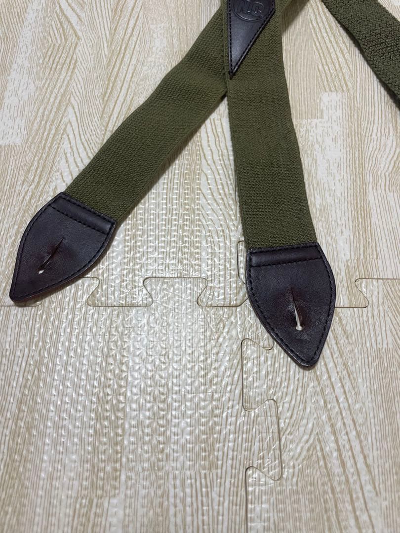 NIGEL CABOURN 美品 USアーミーレザー サスペンダー