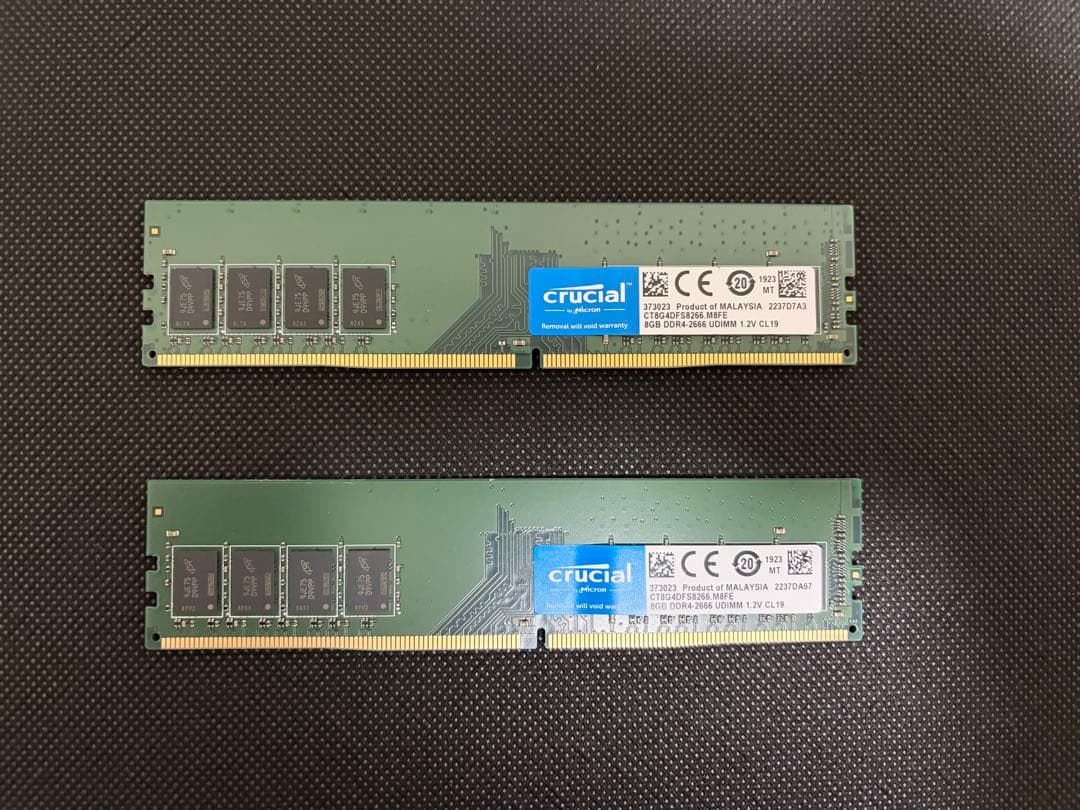 crucial CFD DDR4-2666 8GB×2