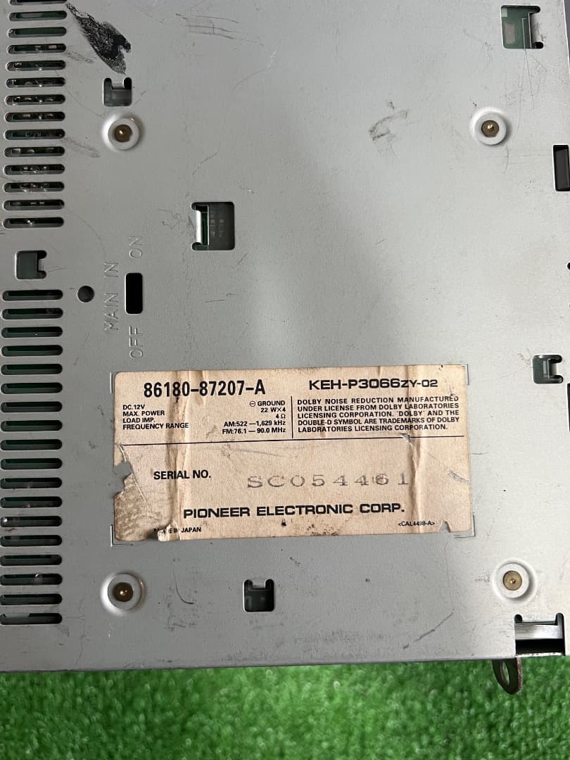 carrozzeria製　KEG-P3066ZY-02 CDS-P300 セット