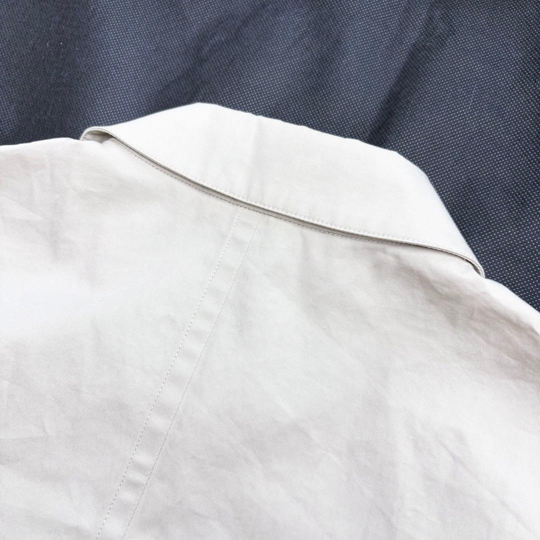 エルメス マルジェラ期 コットンサファリジャケット ベルト 長袖 H刺繍ボタン