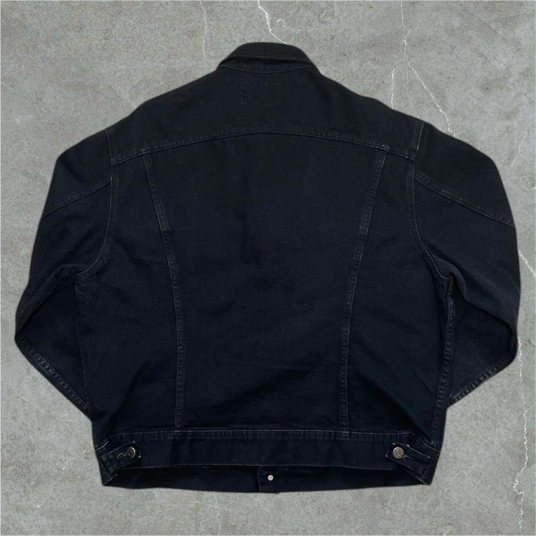美品 80s Lee USA製220J ブラック デニム ジャケット black