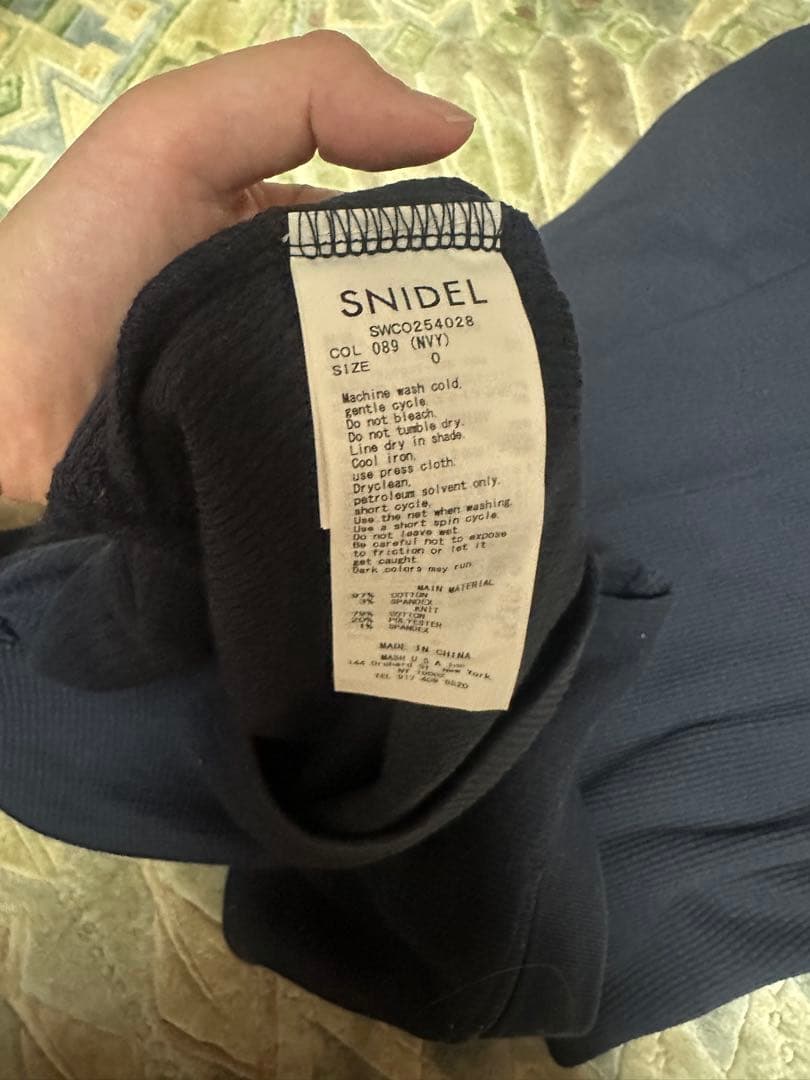 SNIDEL ポロカットセット ネイビー Sサイズ