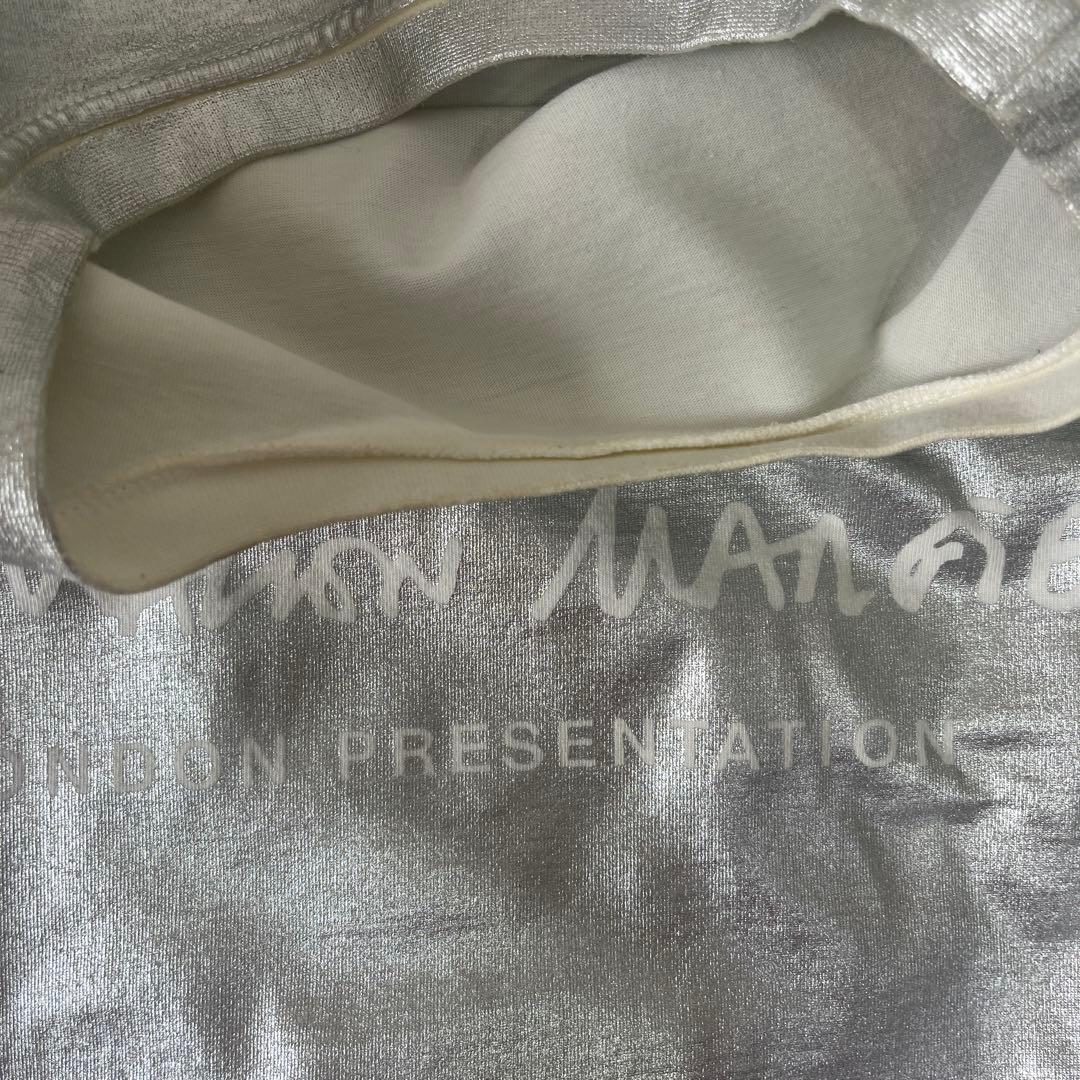 MM⑥ silver T-shirt BIG 希少　ユニセックス