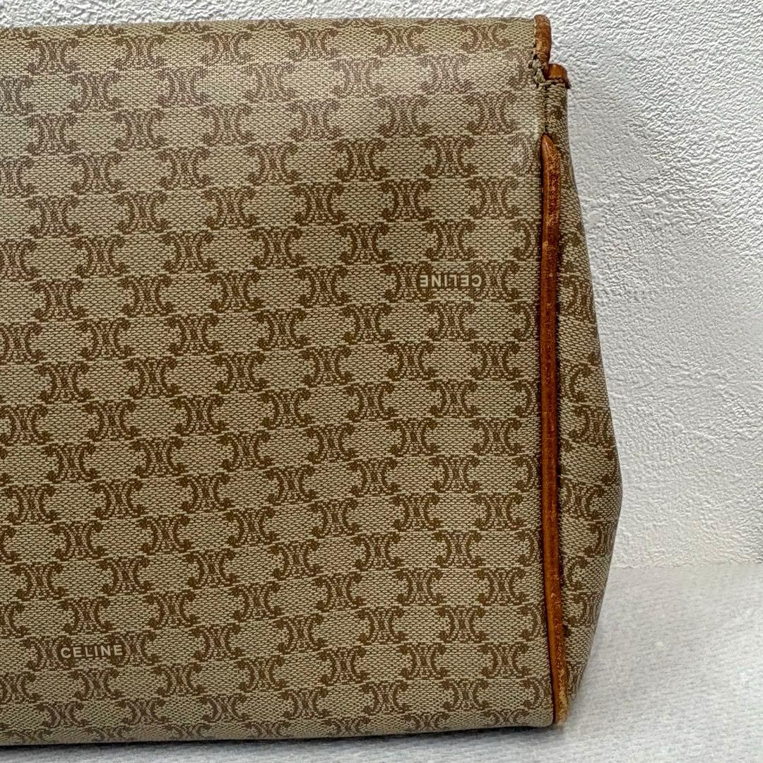 【美品】セリーヌ　CELINE クラッチバッグ　マカダム柄　ヴィンテージ