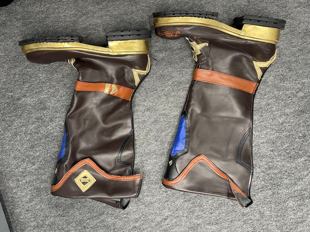 原神 ガイア コスプレ衣装+靴+ウィッグ　おまけ付き