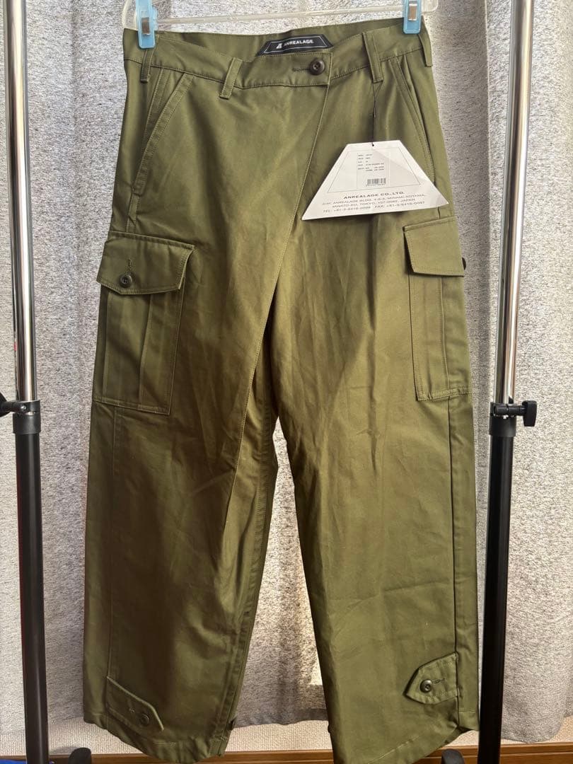 パンツ ANREALAGE SIDE ANGLE MIRITARY PANTS 48