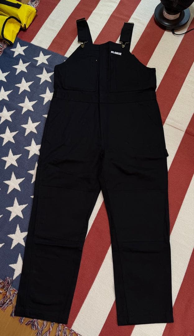 XLARGE × Dickies 黒オーバーオール