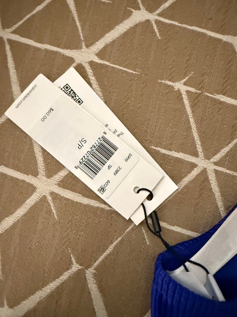   青 セパレート水着　上下US Sサイズ