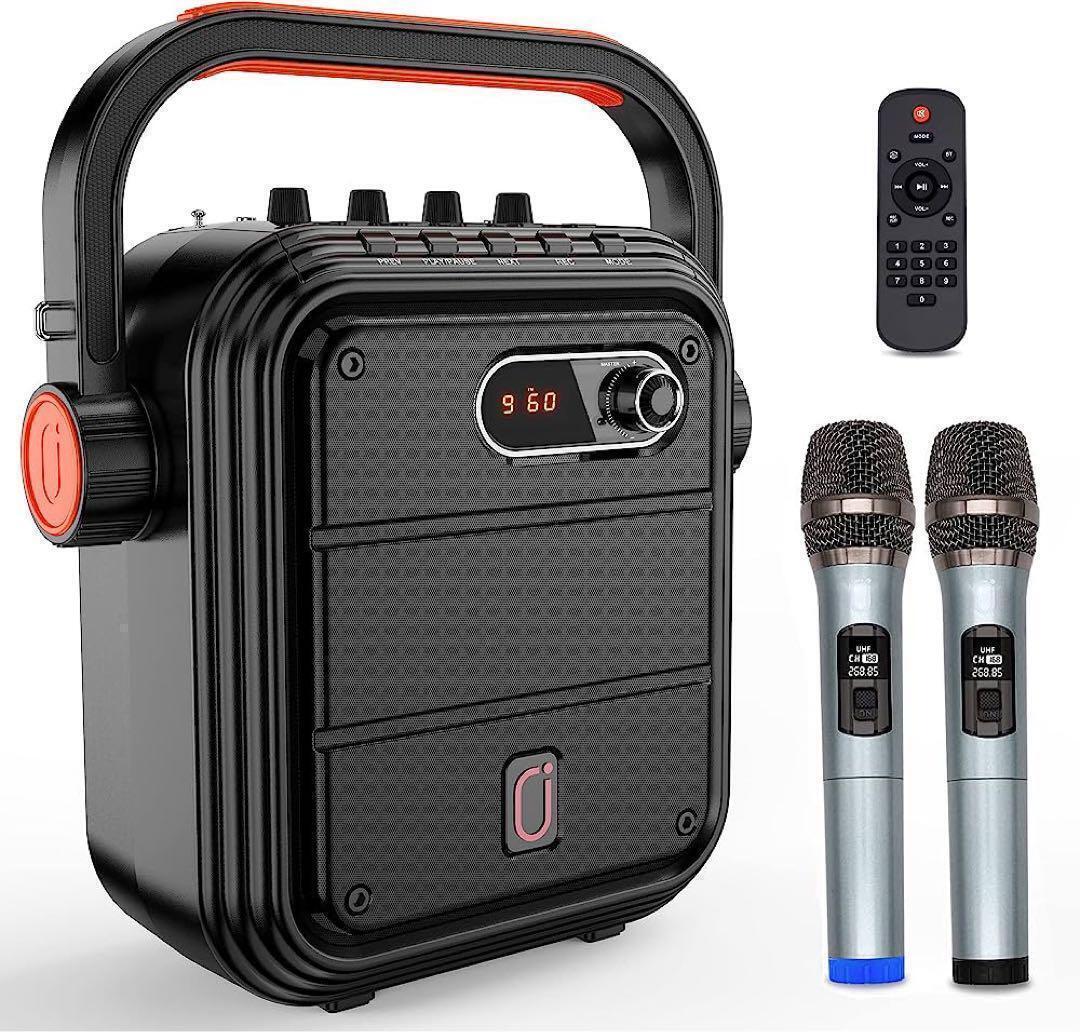 新品 ワイヤレスマイク スピーカーセット 拡声器 Bluetooth 5.0