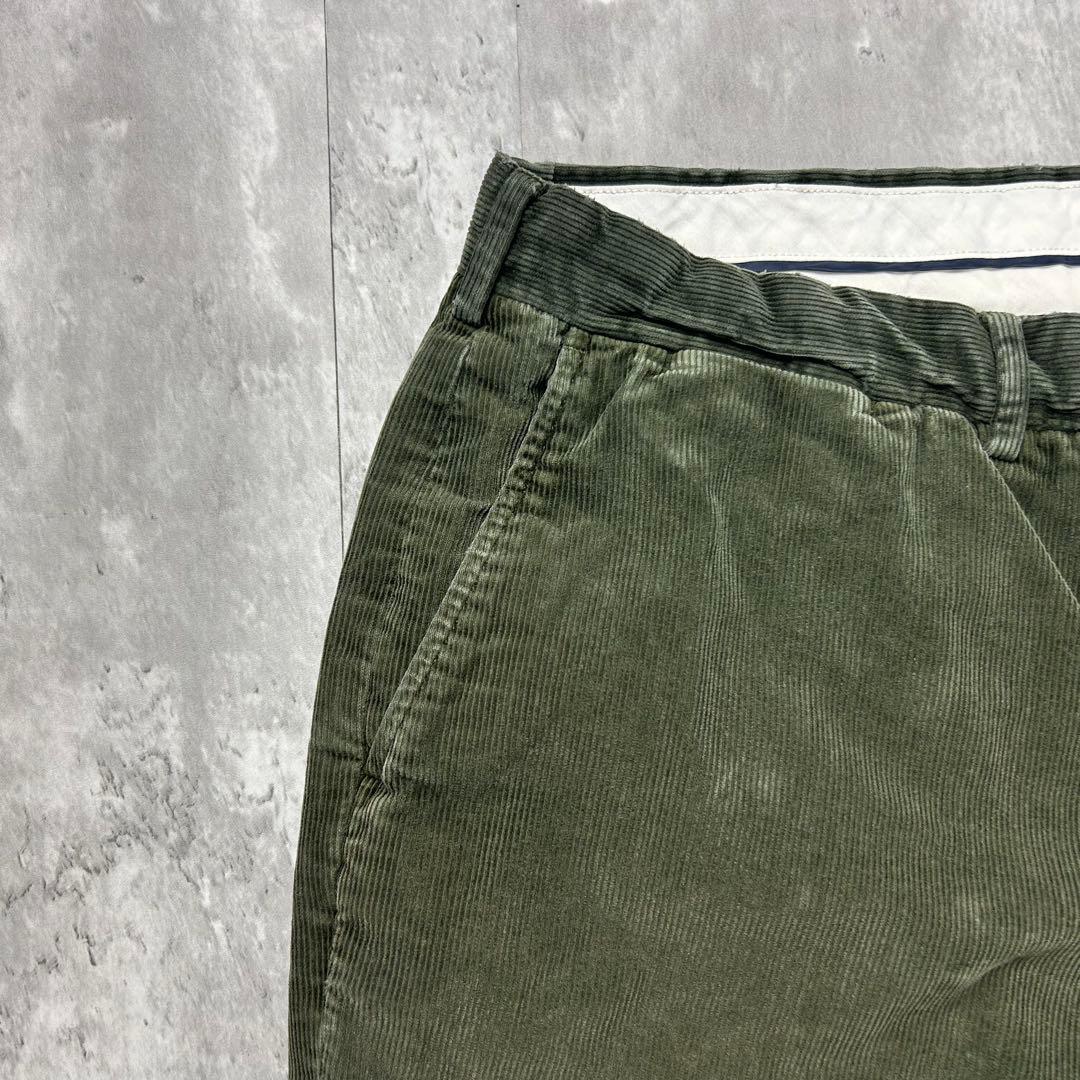 ラルフローレン ロゴタグ チノパン コーデュロイパンツグリーン W38 6071