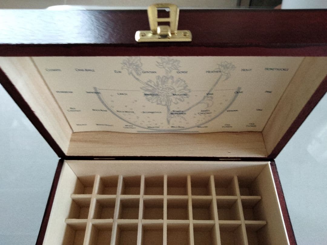 木箱■ヒーリングハーブス社プロフェッショナル・ボックス■フラワーエッセンス収納箱