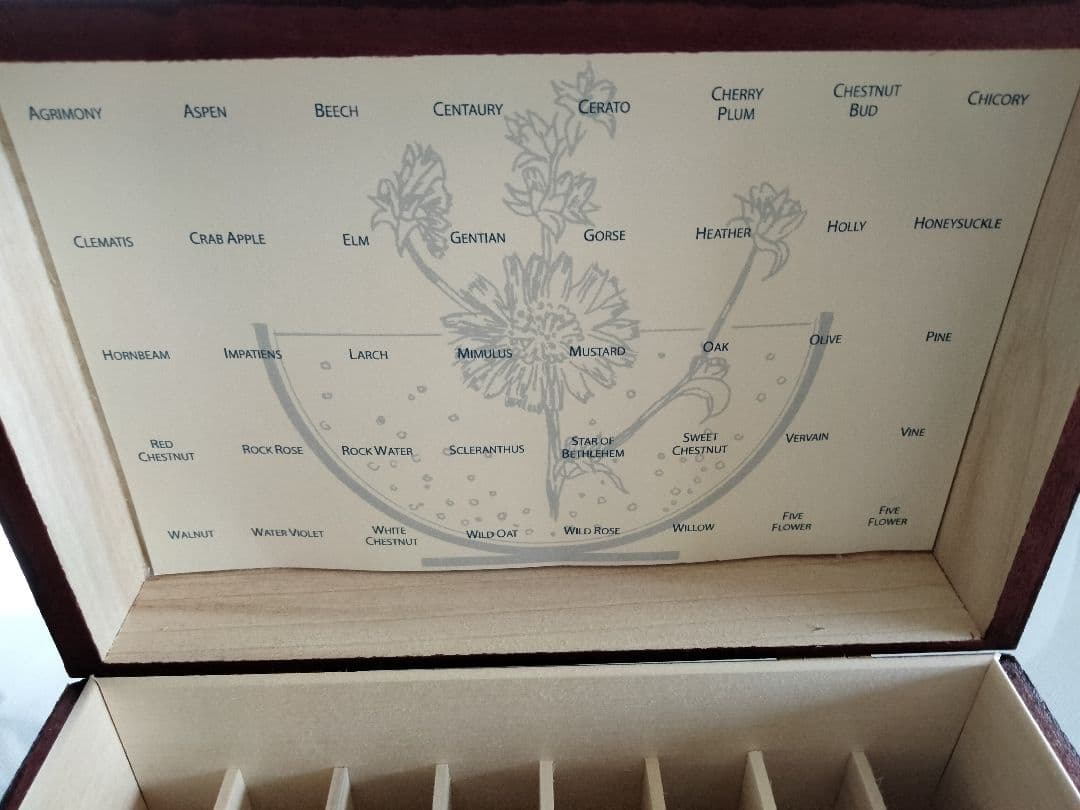 木箱■ヒーリングハーブス社プロフェッショナル・ボックス■フラワーエッセンス収納箱